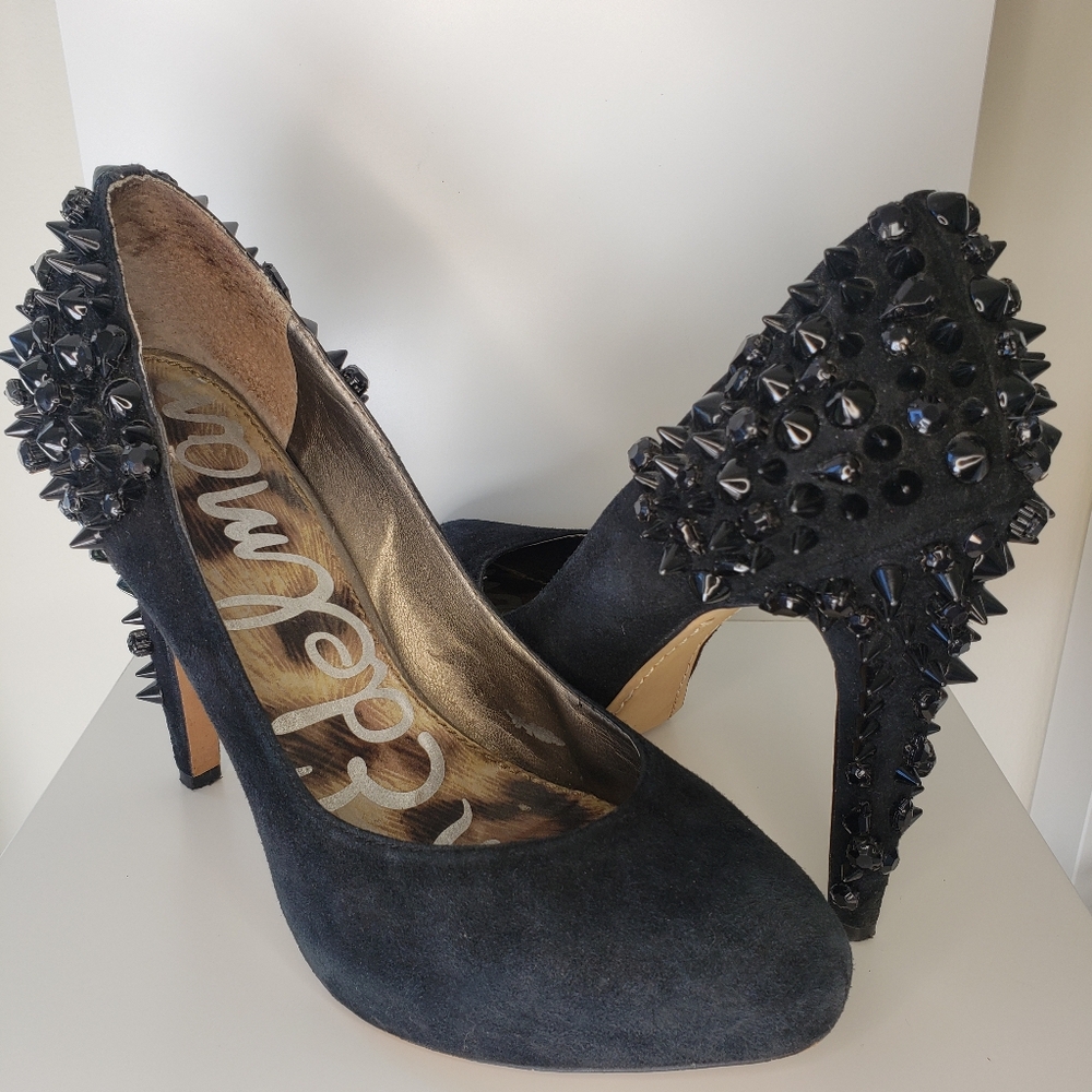 SAM EDELMAN Roza Studded Platfrom Pumps Heels Size 9